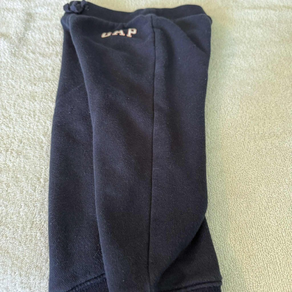 Boys GAP Sweatpants & Joggers 3T Navy White Logo - Picture 3 of 6
